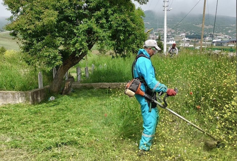 Körfez’de yaz aylarında artış gösteren yabani otlara karşı yoğun mücadele