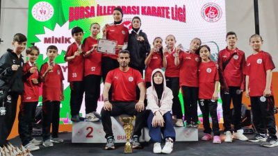 Bursa’da gerçekleştirilen İller Arası Karate Ligi Final Etabı’nda Körfez’i temsil