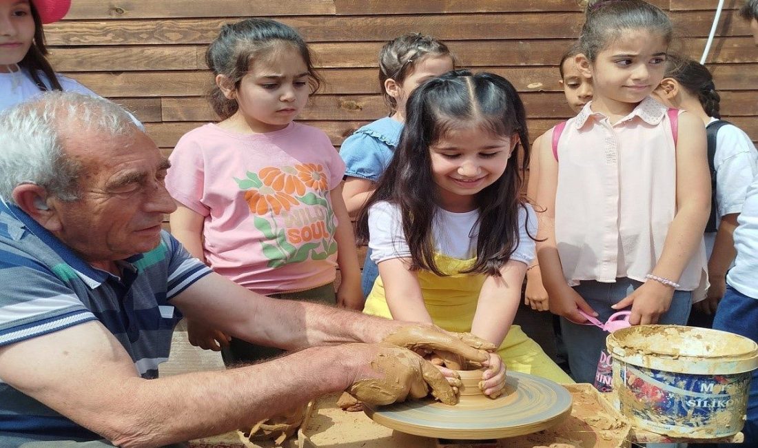 Minik eller çömlekle buluştu Bilecik’in Pazaryeri ilçesinde bulunan Ekoturizm ve Eğitim Kampı, Osmaneli İlkokulu