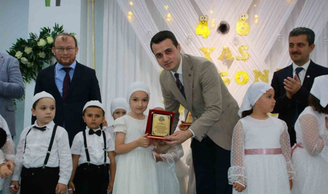 Miniklerin yıl sonu sergisi ilgi ile izlendi DÜZCE (İHA) – Çilimli’de köylerde açılan Kur’an kurslarına katılan minik