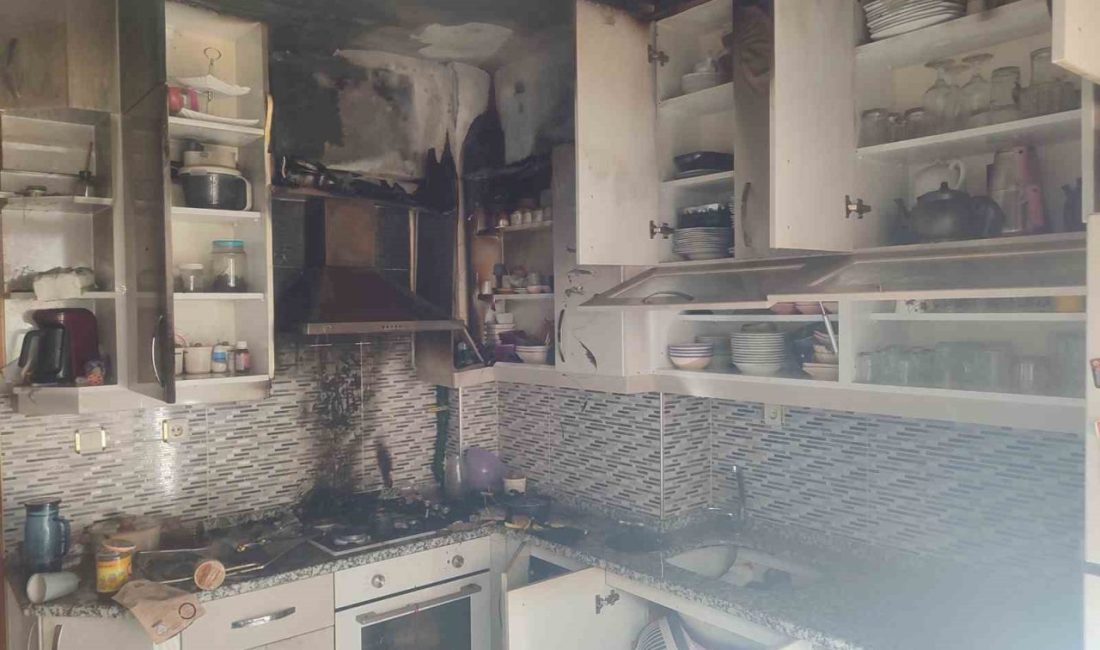 Mutfakta çıkan yangın evi küle çeviriyordu Kastamonu’nun Tosya ilçesinde bir evin mutfak kısmında çıkan yangın, itfaiye