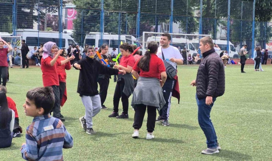 Özel çocuklar sportif faaliyetler ile eğlendi Engelliler Haftasında özel çocuklar, Gençlik ve Spor il Müdürlüğü ile