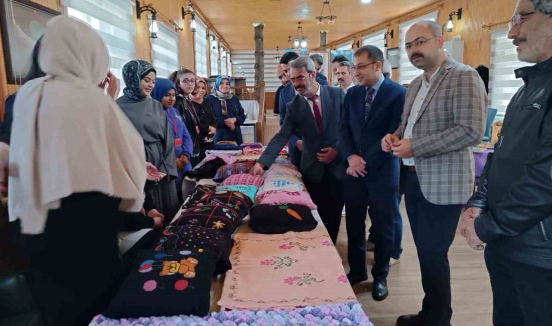 Özel öğrencilerin el emekleri beğeniye sunuldu Kastamonu’nun Tosya ilçesinde özel öğrenciler tarafından yol boyunca yapılan el