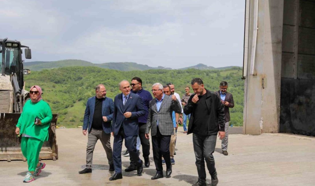 Özlü hayvan konukevi ve katı atık tesisini inceledi Düzce Belediye Başkanı Dr. Faruk Özlü, sahipsiz hayvanların bakım ve