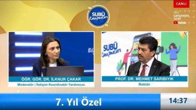 ‘7. Yıl Özel’ konulu söyleşiyle SUBÜ Konuşmaları’nın 98’inci konuşmacısı olan