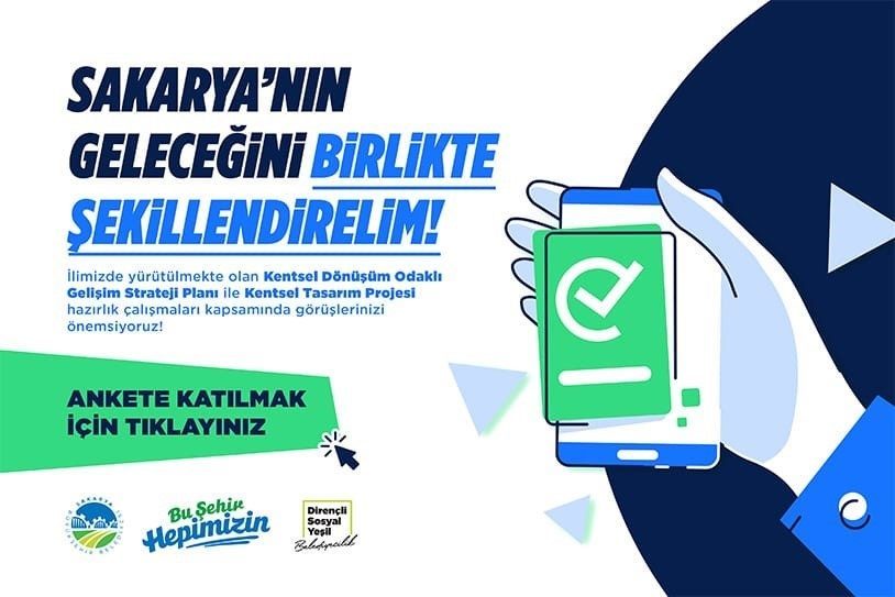 Sakarya Büyükşehir’den kentsel dönüşüm için kapsamlı anket Sakarya Büyükşehir Belediyesi, Kentsel Dönüşüm Odaklı Gelişim Strateji Planı ve