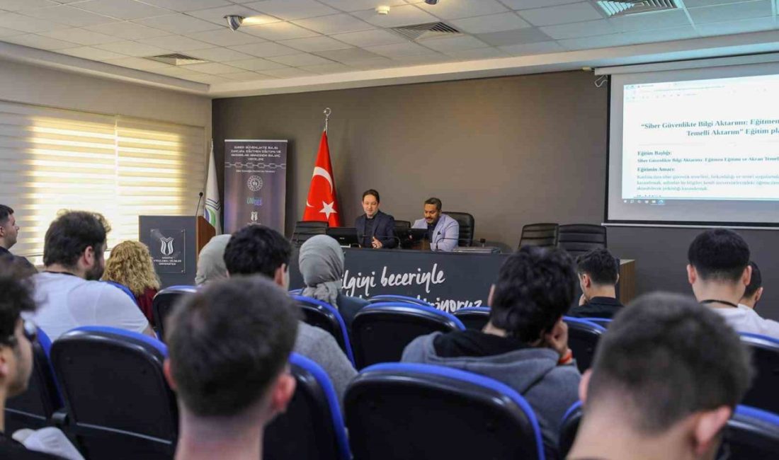 Siber güvenlik bilincini arttıracak eğitim SUBÜ Bilişim Teknolojileri Topluluğu, ÜNİDES projesi çerçevesinde UZEM desteği ile