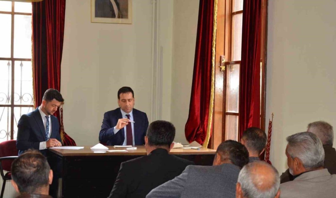 Söğüt İlçe Kaymakamı Ömer Faruk Tuncer başkanlığında, 2025 yılı 1.