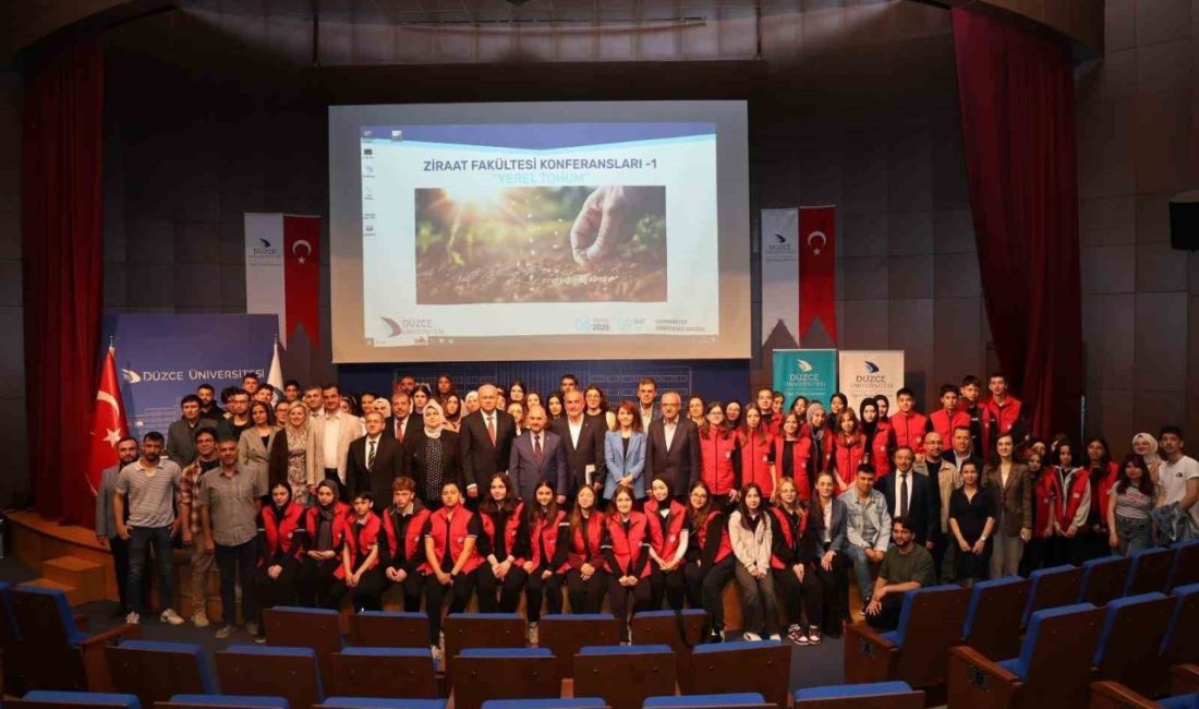 Düzce Üniversitesi Ziraat Fakültesi tarafından, “Ziraat Fakültesi Konferansları” kapsamında düzenlenen,