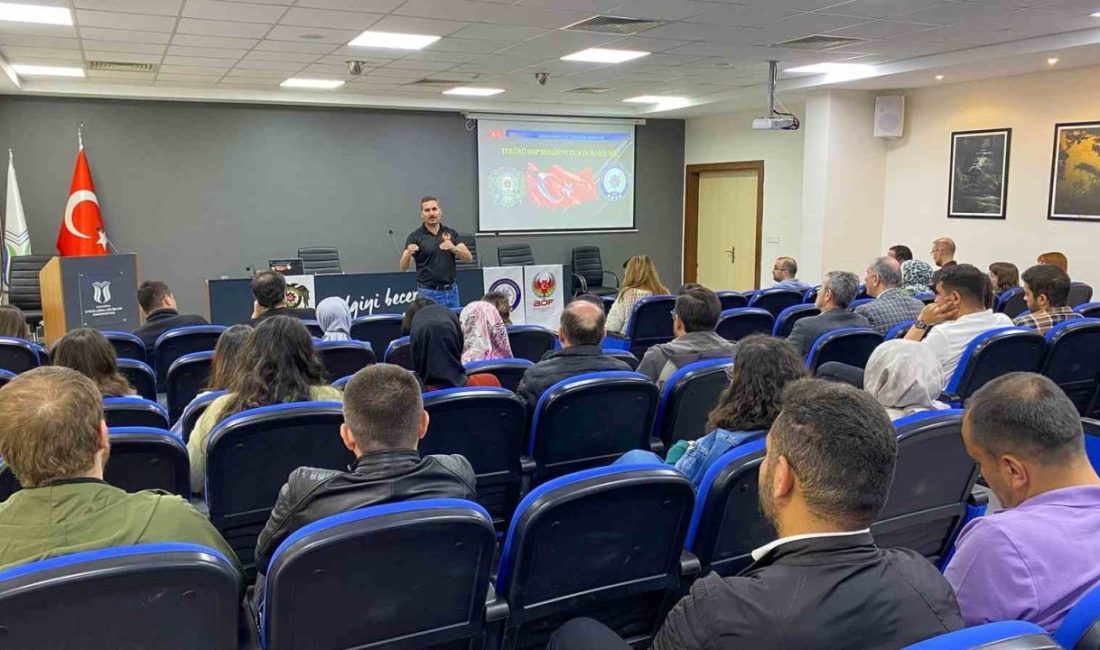 Terörle mücadelede ailenin rolü konuşuldu SUBÜ Personel Daire Başkanlığı’nın Hizmet İçi Eğitim Programı çerçevesinde SUBÜ