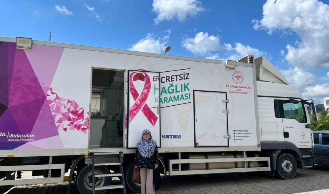 DÜZCE(İHA) – Düzce Sağlık Müdürlüğüne bağlı ekipler Gümüşova ilçesinde Mobil