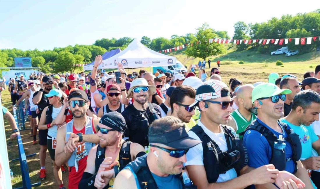 Gebze’de düzenlenen 4. Uluslararası Ultra Trail Yarışı’nda 400 sporcu, doğayla