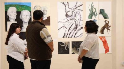 Düzce Üniversitesi Sanat, Tasarım ve Mimarlık Fakültesi Resim Bölümü öğrencilerinin