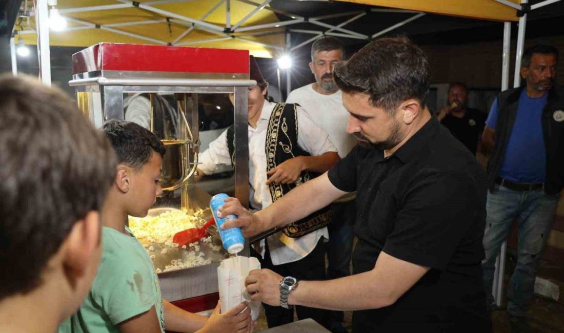 DÜZCE(İHA) – Düzce’nin Merkeze bağlı Duraklar köyünde açık hava sinema