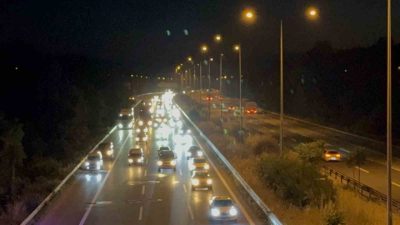 Kurban Bayramı tatili için memleketlerine gidenler Anadolu Otoyolu Düzce geçişinde