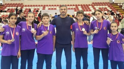 Gruplar Analig Taekwondo müsabakalarında Düzceli sporcular 7 madalya kazandı. Amasya’da