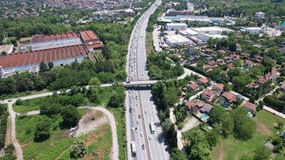 Kurban Bayramı tatilinin son gününde dönüşe geçen tatilciler, Anadolu Otoyolu