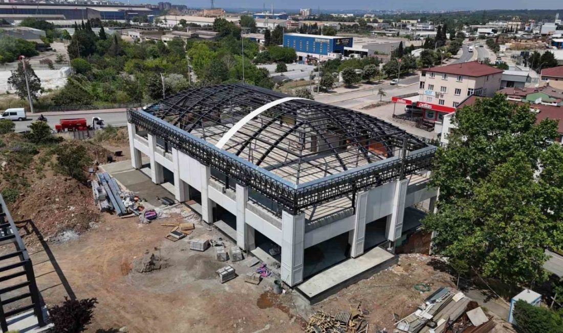 Beylikbağı Güzide Sosyal Tesisi inşaatı yükseliyor Gebze’de yapılan Güzide Sosyal Tesisleri, vatandaşların keyifli vakit geçirebileceği, ailelerin