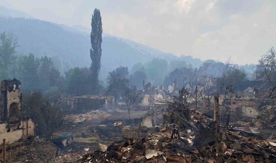 Sakarya’da geçtiğimiz gün çıkan ve Bilecik’e sıçrayan orman yangını yağmurun