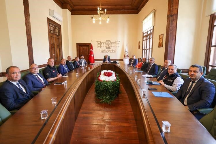 Bilecik Valisi Faik Oktay Sözer başkanlığında ‘Valilik Şube Müdürleri Toplantısı’