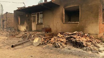 Sakarya’nın Taraklı ilçesinde dün çıkan orman yangını Bilecik’e sıçrarken, 17