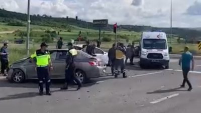 Bolu’da D-100 karayolunda Gerede Cumhuriyet Başsavcısı Aybüke Rana Er’i taşıyan