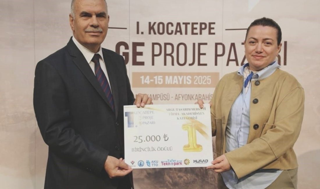 BŞEÜ’e 1. Kocatepe Ar-Ge Proje Pazarı’nda birincilik ödülü Bilecik Şeyh Edebali Üniversitesi (BŞEÜ), bilim, teknoloji ve inovasyonun gelişimini