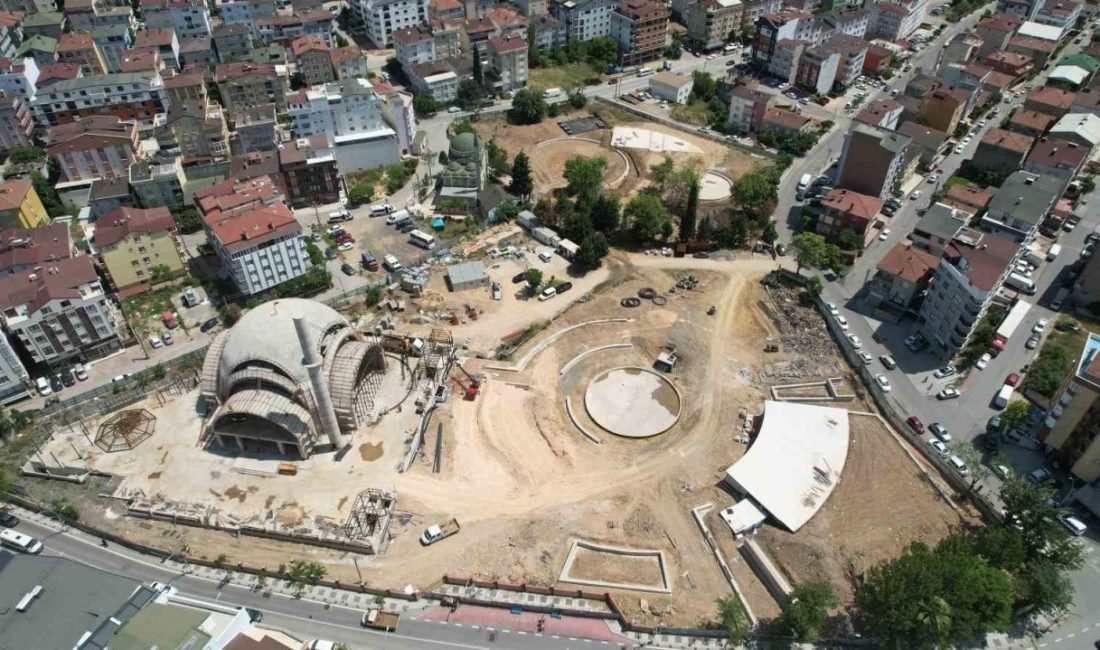 Çayırova’nın çehresini değiştirecek 25 bin metrekarelik Kent Meydanı projesinde çalışmalar