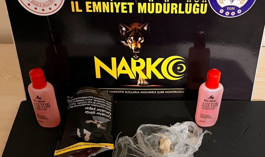 Düzce’de uyuşturucu operasyonu: 1 kişi tutuklandı DÜZCE (İHA) – Düzce’de polis ekipleri tarafından yapılan operasyonda 1