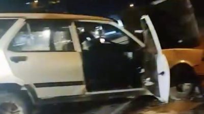Düzce’de hafif ticari araç ile otomobilin çarpıştığı kazada 6 kişi