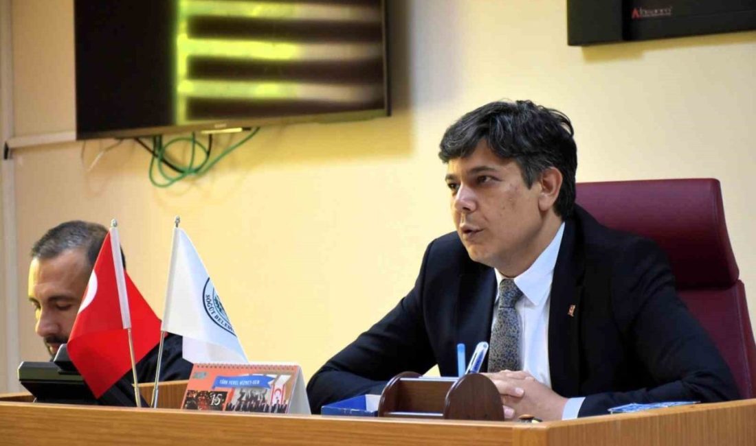 Haziran ayı olağan meclis toplantısı gerçekleştirildi Söğüt Belediyesi Haziran Ayı Olağan Meclis Toplantısı, Belediye Başkanı Ferhat