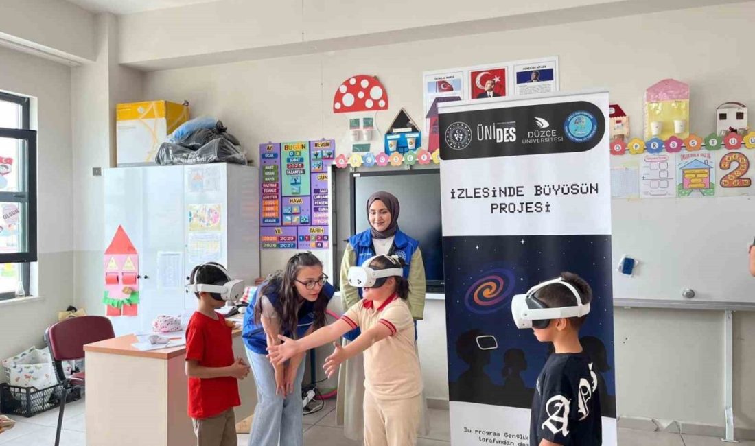 ’İzlesin de büyüsün projesi’ tamamlandı DÜZCE (İHA) – Düzce Üniversitesi Sınıf Öğretmenliği öğrencilerinin hazırladığı, ’İzlesin