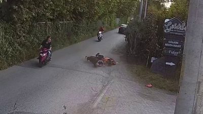 SAKARYA (İHA) – Sakarya’nın Sapanca ilçesinde 30 yaşındaki adam, kasksız