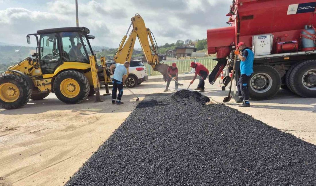 Kent genelinde yollar konforlu hale getiriliyor Kocaeli genelinde yaya ve araç trafiğinin güvenli ve konforlu şekilde