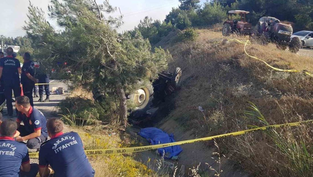 Kızının kullandığı traktörde can verdi Sakarya’nın Taraklı ilçesinde 3 çocuk annesi kadın, kızının kullandığı traktörün