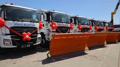 Körfez Belediyesi, hizmet kalitesini artırmak amacıyla 20 yeni aracı daha