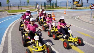 Kocaeli Büyükşehir Belediyesi’nin çocuklara yönelik hazırladığı Trafik Eğitim Parkı, 7-12