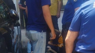 Bilecik’te seyir halindeki motosiklet ile otomobilin çarpışması sonucu meydana gelen