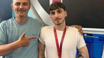 Bedensel Engelliler Büyükler Türkiye Halter Şampiyonasında Düzceli sporcu Muhammed Kaan