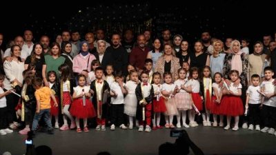 Düzce Belediyesi Gündüz Bakımevi’nde öğrenim gören öğrencileri öğretmenleri eşliğinde yıl