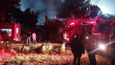 Bilecik’in Osmaneli İlçesinde Devlet Demir Yollarına (TCDD) ait depoda çıkan