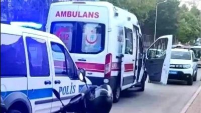Bilecik’te otomobil ile motorlu bisikletin çarpışması sonucu meydana gelen trafik