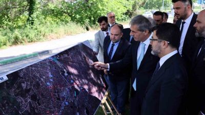 Sakarya Büyükşehir Belediye Başkanı Yusuf Alemdar, raylı sistem projesinde sondaj