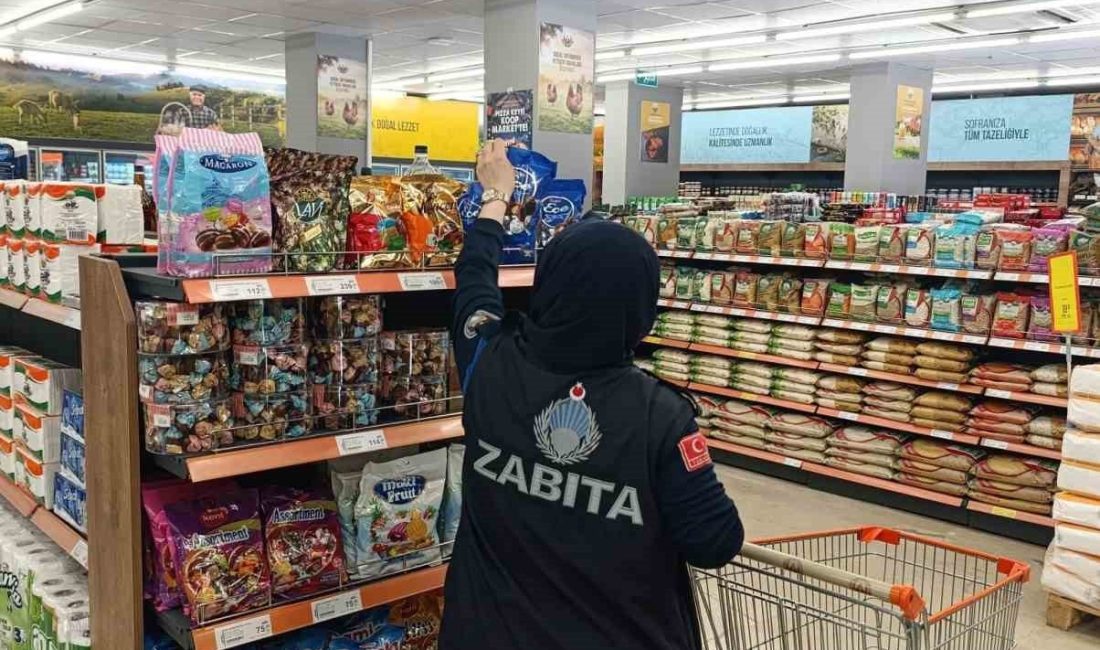 Şeker ve çikolata satan iş yerleri denetleniyor Kocaeli’de zabıta ekipleri kent genelinde şeker ve çikolata satan iş