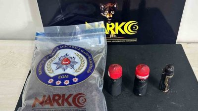 DÜZCE (İHA) – Düzce’de narkotik ekiplerince sıvı sentetik kannabinoid maddesi