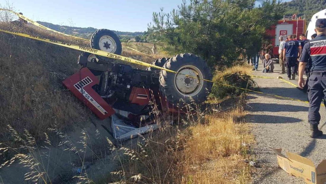 Sakarya’nın Taraklı ilçesinde ormanlık alanda çıkan yangında hem mahsulünü hem