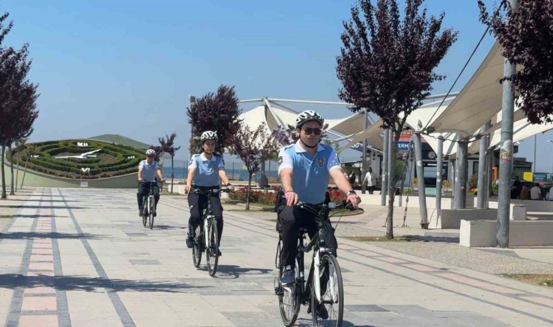 Yalova’da Bisikletli Polis Martı Timleri göreve başladı Yalova’da araç trafiğine kapalı bölgelerde asayiş olaylarına daha hızlı müdahale