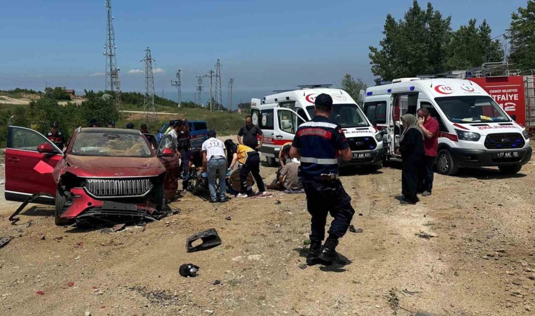 Yalova’da otomobil 4 metre yükseklikten yola uçtu: 2 yaralı Yalova’da kontrolden çıkan elektrikli otomobil, yaklaşık 4 metre yükseklikten uçarak