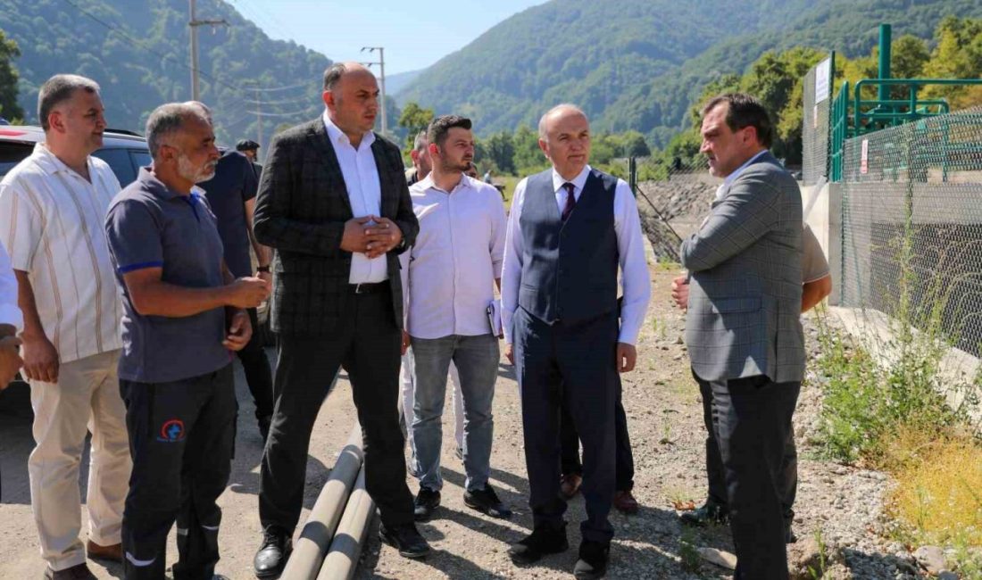 Düzce Belediye Başkanı Dr. Faruk Özlü, içme suyu altyapısında yürütülen