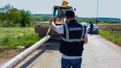 SASKİ, Söğütlü’de tamamladığı 3 bin 500 metrelik içme suyu hattı